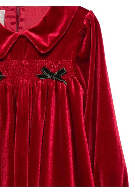 Abito in velluto rosso LA STUPENDERIA | 1TJAB40V45